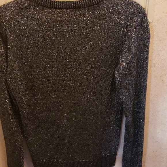 Metallic long sleeve cardigan - Picture 3 of 5